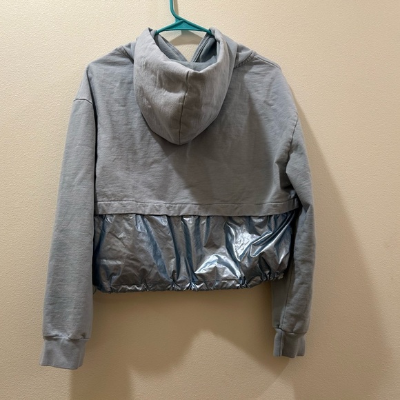 Heroine Sport Gray and Silver Hoodie - Picture 2 of 4